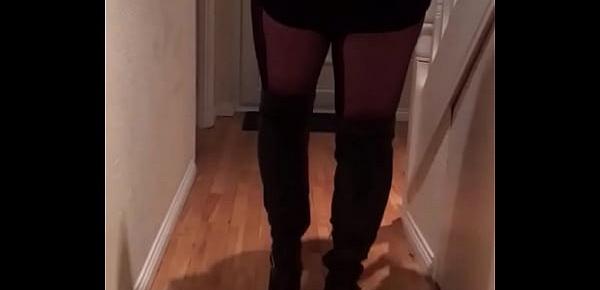  wife in nylons